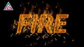 Fire text effect in photoshop I photoshopEffects