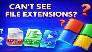 Fix Hidden File Extensions in Windows 11 RIGHT NOW!