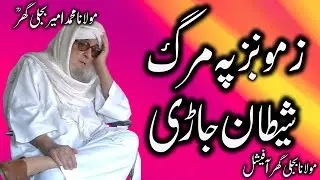 Maulana Muhammad Ameer Bijli Ghar R.A - Zamong Pa Marg Shetan Jari