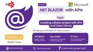 Blazor New Project with API and Class Library Lecture 10 Urdu Hindi