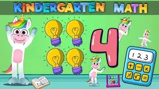 Bigger or Smaller ? Fun Math with Lucky the Unicorn! Comparing Numbers for Preschool & Kindergarten