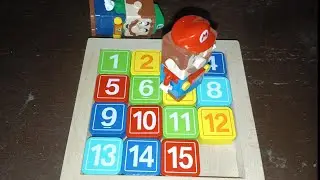 COLORFUL SLIDE NUMBERS PUZZLE GAME #ASMR #SATISFYING #ASMRLIVE