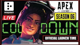 🔴Apex Legends Live (PS4) SEASON 6 BOOSTED LIVE COUNTDOWN - Rampart | PATCH UPDATE TIME