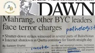 DAWN Newspaper Vocabulary with SINDHI Translation|| Reading Skills😊