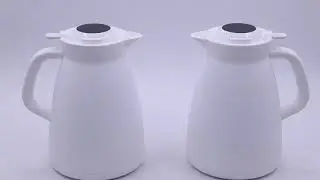 Thermos double wall glass thermos vacuum kettle with temperature display