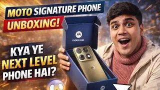 Moto Signature Phone Unboxing Style First Look 😍