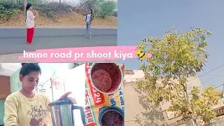Subah subah video shoot chalu 🎬🎬 || or aake chukunder ka juse bnaya 🥤 #luckvlog293 #viralvideo #vlog