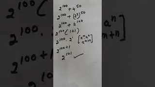 Math Olympiad Algebra solution Math Simplification |exponent concept #maths #shorts #exponents