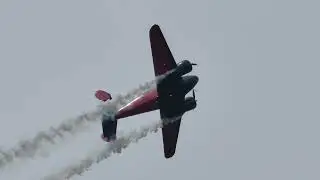 Beech 18 FAMOUS aircraft Aerobatics | Brunswick 2025 Airshow