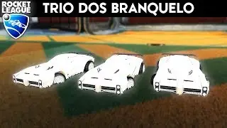 O TRIO DOS BRANQUELO! (ft. KillerLordBR & NERO) - Rocket League