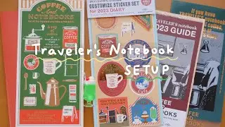 TRAVELER’s notebook 2023 Diary Setup (Monthly Regular Size) | Rainbowholic