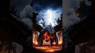 The Fire Beast vs The Storm! Part 3 🌩️🔥 #animals