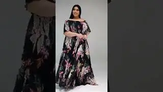 Plus Size 2PS Maxi Design Dress | Fashion Q | #maxidesign #shorts #youtubeshorts #viralvideo #status