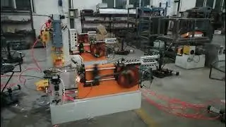 Electric fan grill making machine - fan guard spoke radial wire spot welding machine