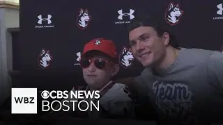 Northeastern men's hockey signs 11-year-old Needham boy as part of Team Impact