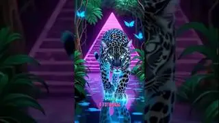 Super #tiger #neon #amazonia #florest 💙💖💫