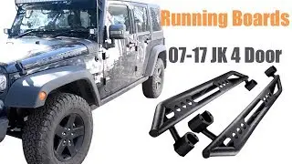 How to Install Running Boards for 07-17 Jeep Wrangler Jk 4 Door