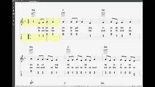 Altın Y&uuml;z&uuml;ğ&uuml;m Kırıldı - Grup Abdal / Ukulele Nota Akor Tab