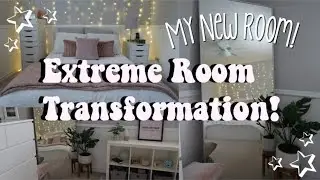 EXTREME ROOM MAKEOVER / TRANSFORMATION! (Aesthetic + vsco inspired)