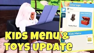 👦KIDS MENU & TOYS UPDATE 🧸Daily Challenge to get kids Toys | Restaurant Tycoon 3 | ROBLOX