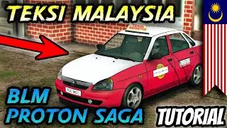 CARA MEMBUAT DESIGN TEKSI MALAYSIA! - Proton Saga BLM | Car Parking Multiplayer TUTORIAL