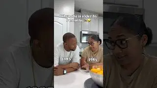 She&rsquo;s older by 9 months, but who&rsquo;s really keeping score? 🐆🤣 #shorts #marriedlife #couplecomedy
