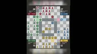 New Variant in 4 Players Chess LABYRINTH 82 | Fairy chess #bakamitai #checkmate #shorts #chess
