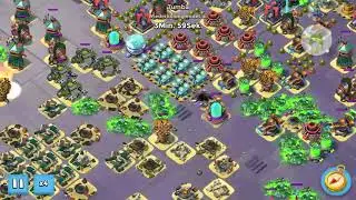 Boom Beach - Mega Crab - Stage 62 ,  63 ( fail ) , 64 solo