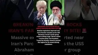 IRAN NUCLEAR SITE ROCKED BY EXPLOSION! 🇮🇷💥 #BreakingNews #IranNuclear |Tehran| Pentagon| MiddleEast|