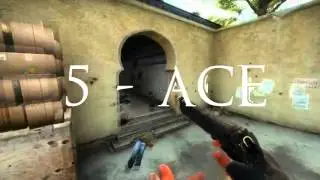 CSGO | 1v5 Deagle Clutch | Dust 2 | (Grenade Challenge not really)