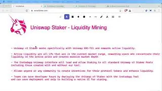 Deploying Uniswap Rewards on Instadapp