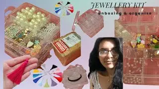 Jewellery kit unboxing & organise #recommended #art #bookmark #music #jewellery #reels #shorts #diy