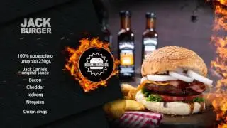 Grill Brothers Jack Daniels Burger