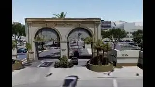 Netflix Studios, Revit using Lumion simulated drone flight.