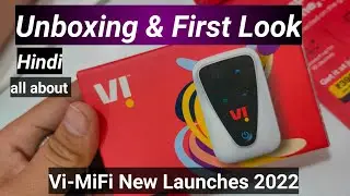 Vi MiFi unboxing ! vi999M unboxing ! Vi mobile WiFi vi999M unboxing 2022 !