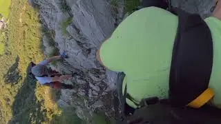 Ferrata Gamma 1 ai Piani d'Erna# Resegone #insta360 #rockclimbing
