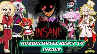 Реакция Huzbin Hotel на безумную песню Аластера | Реакция Gacha | 2X
