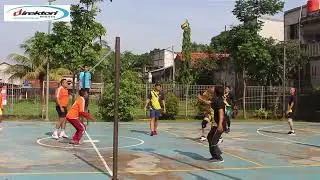 Semi Final Pertandingan Bola Voli Putra Antar RW  Cibubur Indonesia
