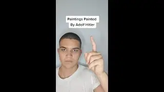 Paintings Painted By Adolf Hitler! #Shorts