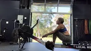 Tues23 Row burpees sand bag