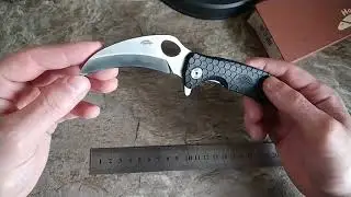 Нож-коготь Honey Badger Claw M сталь D2. Когда на EDC захотелось чуток мазохизма.