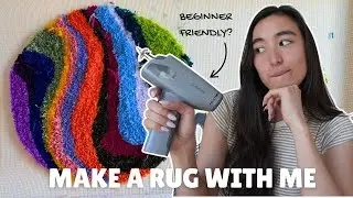 I Tried RUG TUFTING at Home as a Beginner | Clawlab Kit Review