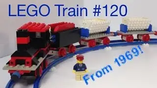 LEGO TRAIN 120 Freight With Tipper Wagons from 1969!