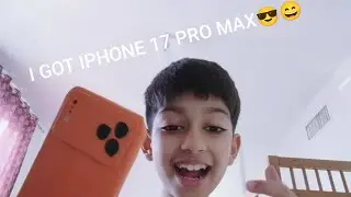 I got iPhone 17 pro max on my birthday 🎂🎈😎