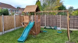 Dunster House Balcony Fort Wilderness Outdoor Climbing Frame Review and look around