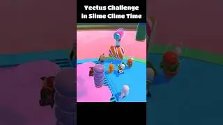 Yeetus Challenge in Slime Clime Time - Fall Guys #shorts