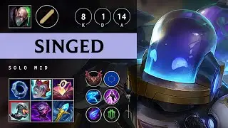 Singed Mid vs Jax - EUW Grandmaster Patch 25.20