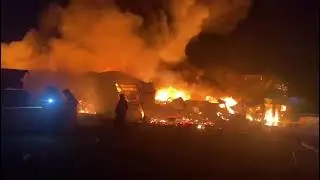 A #massive #fire has broken out near #moscow  #domodedovo  #international #airport t