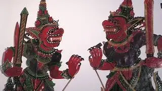 Les marionettes du théatre d'ombre malésien
