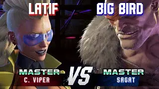 SF6 ▰ LATIF (C.Viper) vs BIG BIRD (Sagat) ▰ High Level Gameplay